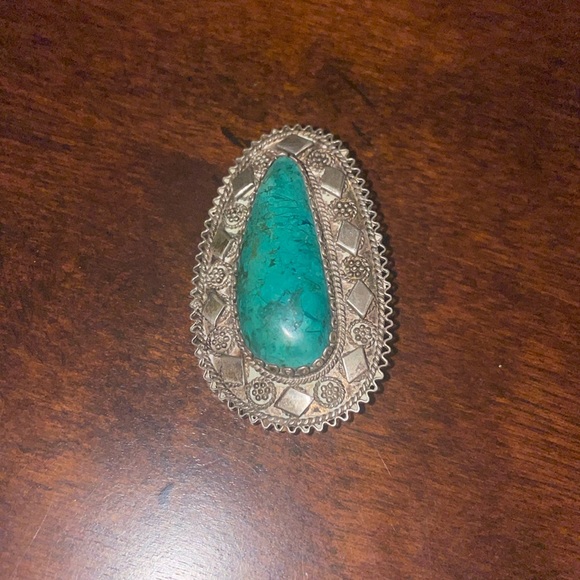 Vintage sterling silver & turquoise - Picture 1 of 6